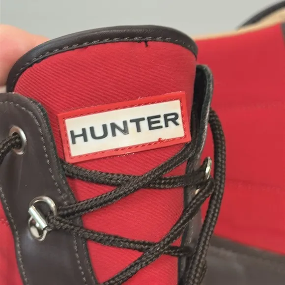 Hunter Men’s Gregg Espresso Rain/Snow Boots Size 12