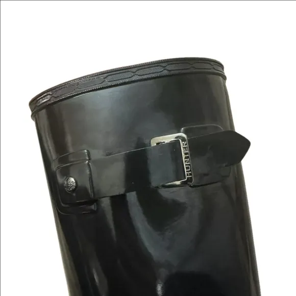 Hunter Original Tall Glossy Gloss Rain Fall Winter Waterproof Rubber Boot 8 New