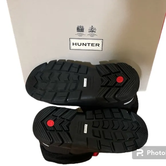 Hunter Wanderer Sherpa Snow Boots US3/UK2 NWT