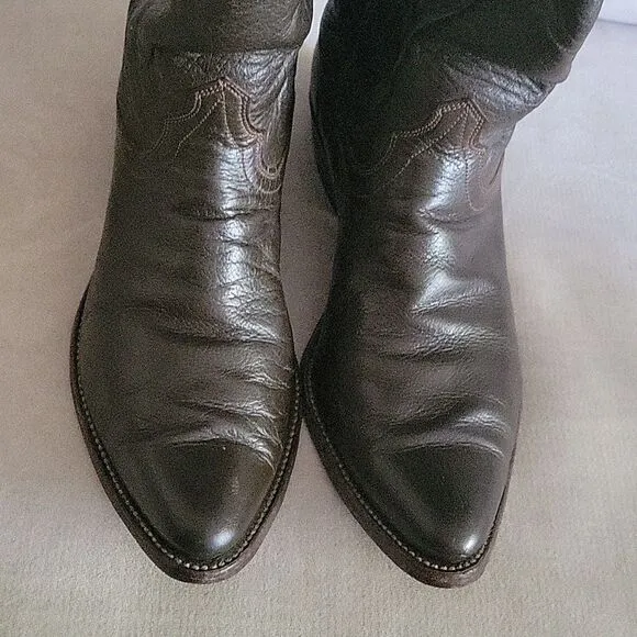 Hyer Men's Cowboy Western Leather Boots Size  10D