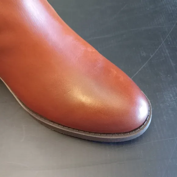 INC Fawne Leather Over The Knee Riding Boots Size 6.5 Medium