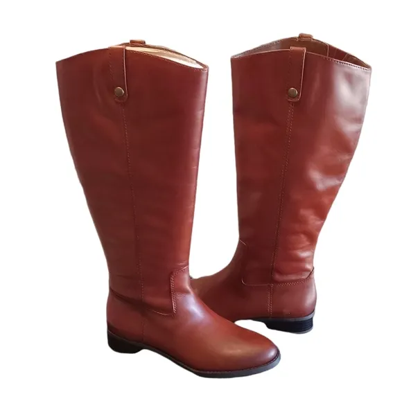 INC Fawne Leather Over The Knee Riding Boots Size 6.5 Medium
