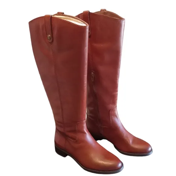 INC Fawne Leather Over The Knee Riding Boots Size 6.5 Medium