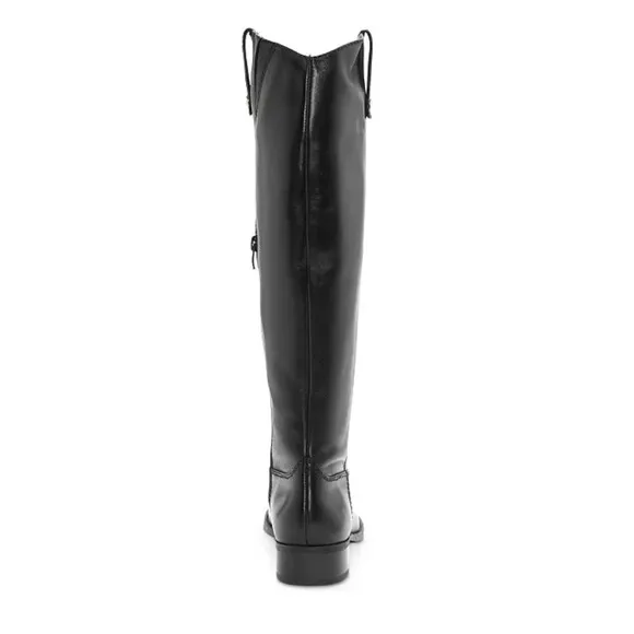 I.N.C. INTERNATIONAL CONCEPTS Fawne Riding Leather Boots black size 9M knee high
