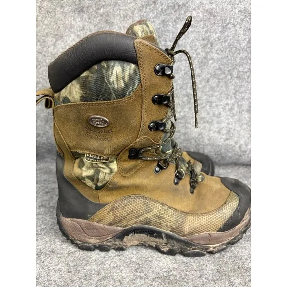 Irish Setter Snow Tracker Boots Men's 9.5 Camouflage Lace Up 1000 gram Insulate