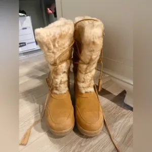 J CREW shearling ADIRONDACK WINTER BOOTS