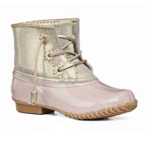 Jack Rogers Chloe Rain Boot 'Blush' Sz 6
