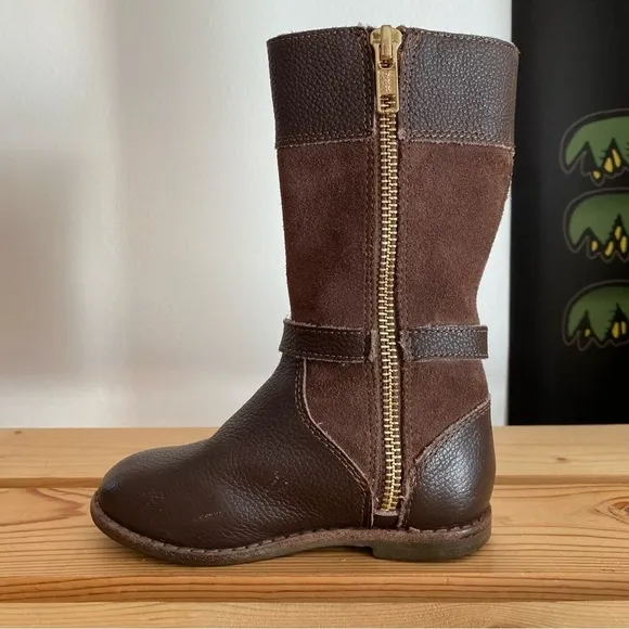 Janie and Jack Brown Leather Riding Boots