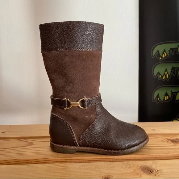Janie and Jack Brown Leather Riding Boots