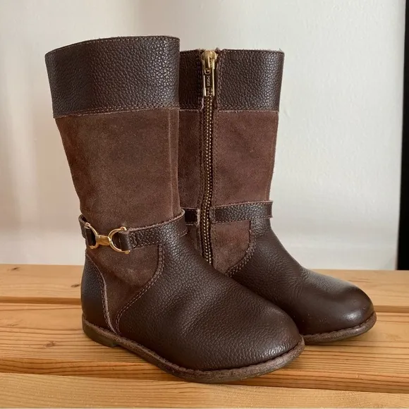 Janie and Jack Brown Leather Riding Boots