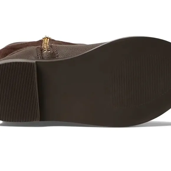 Janie and Jack The Leather Riding Boot in Wedgewood Brown