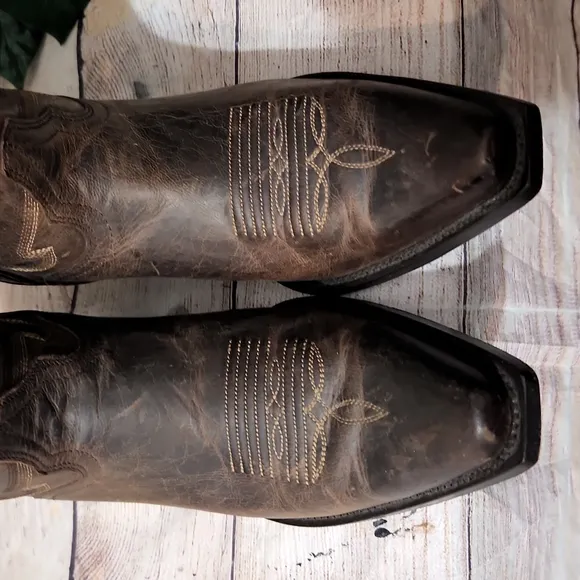 J.B Dillon Goat Leather Cowboy Boots 9B