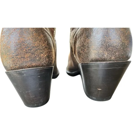 J.B Dillon Goat Skin Leather Snip Toe Cowgirl Western Cowboy Boots Women’s 9