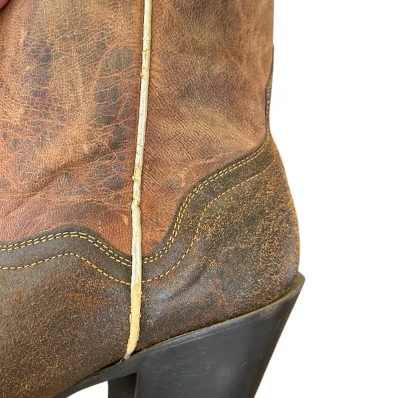 J.B Dillon Goat Skin Leather Snip Toe Cowgirl Western Cowboy Boots Women’s 9