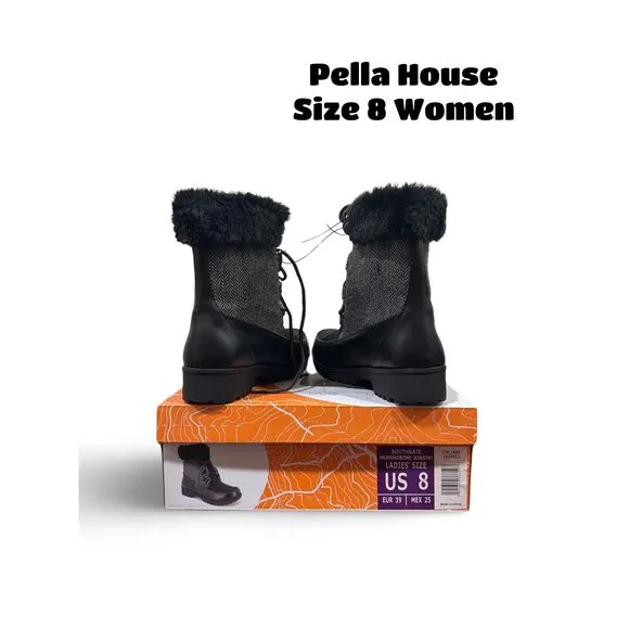 JBU Jambu Northgate Waterproof Boots Women's Winter Herringbone Mid Calf Size 8