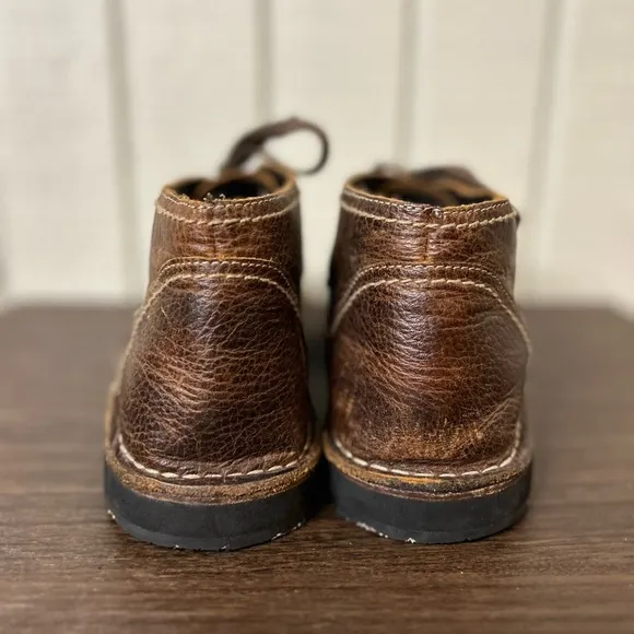 John Varvatos Leather Chukka Boots, size 8.5.