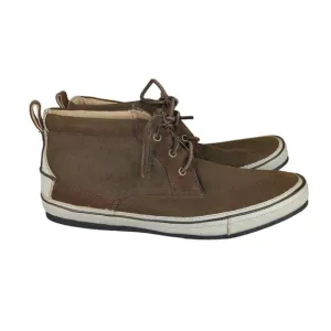 John Varvatos Redding Chukka Boots Brown Men's Size 8.5 Leather High Top Shoes