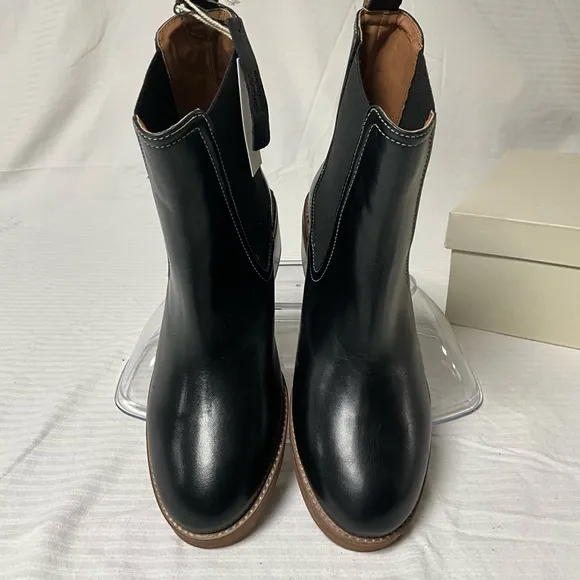 Joie Chelsea JJ Black Leather Ankle Boots‎ Size 8