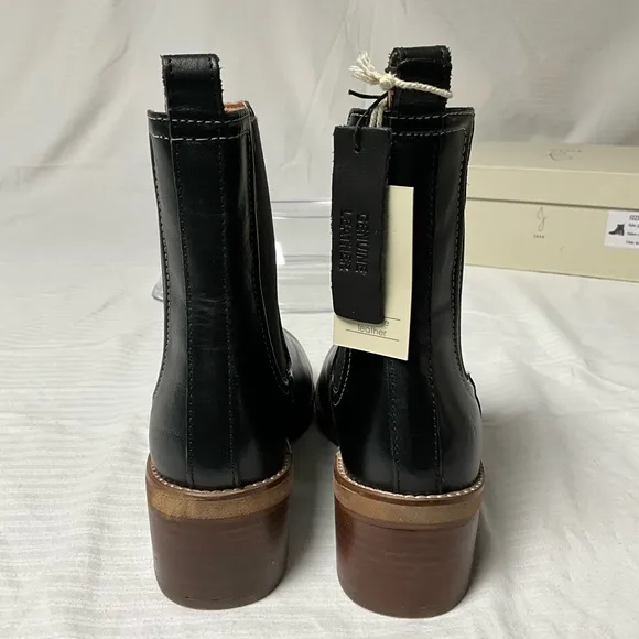 Joie Chelsea JJ Black Leather Ankle Boots‎ Size 8