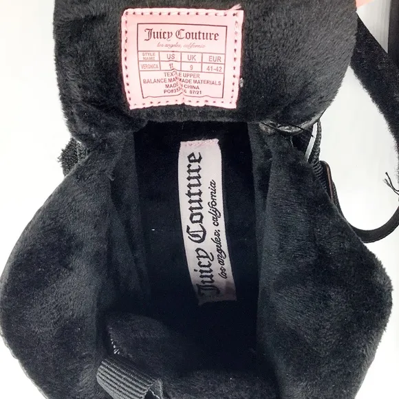 Juicy Couture NWT Black Puffer Platform Snow Boots, Size 11