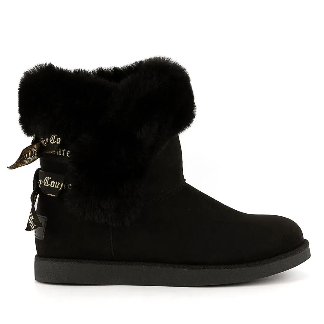 Juicy Couture Women's Slip On Winter Snow Boots Warm & Insulated Fur Lining Comfortable Fashion Booties-King 2-Blush Micro-7
