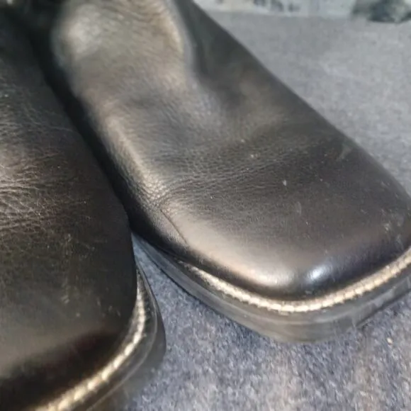 Justin Black Boots Square Toe11EE  3909
