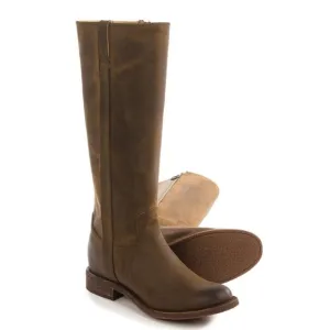 Justin Boots Bay Apache MSL501 Tall Zip Riding Equestrian Western Festival 8.5