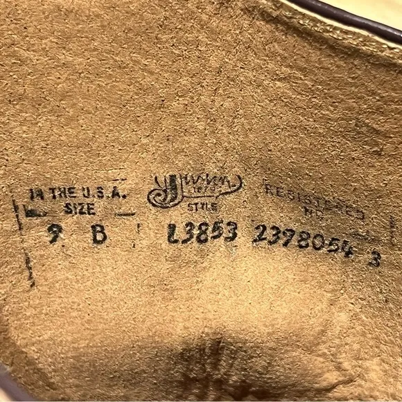 Justin Brown Leather Pointes Boots