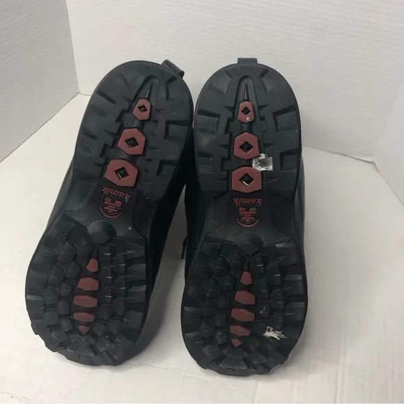 Kamik Boots Womens Size 8 Winter Thinsulate Insulation Black Leather Suede
