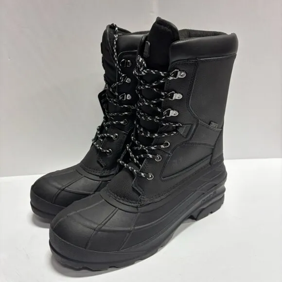 Kamik Men’s Nation Pro Black Winter Boots, Size 11 M