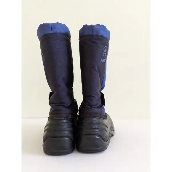 Kamik Snow Boots Sz 7 Big Kids/Womens Blue Navy Black Winter