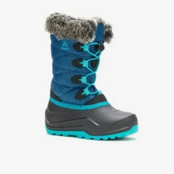 KAMIK SNOWANGEL SNOW BOOTS, SIZE 3 - LIKE NEW!