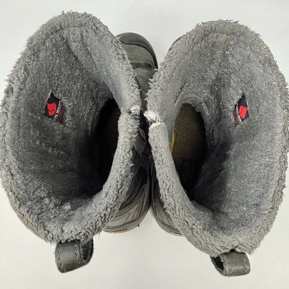Keen Betty Women’s 200g Insulated Lined Winter Snow Boots Gray Black Size 10.5