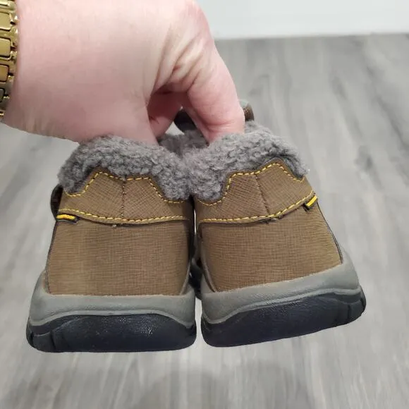 Keen Boots Baby Kids Size 8 Kootenay Fleece Lined Water Proof Leather Unisex