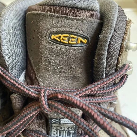 Keen Durand II Boots Men's 11.5 Brown Waterproof Mid Top Hiking USA Made*