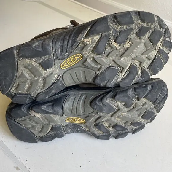 Keen Durand II Boots Men's 11.5 Brown Waterproof Mid Top Hiking USA Made*