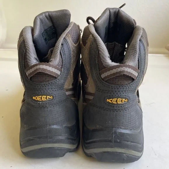 Keen Durand II Boots Men's 11.5 Brown Waterproof Mid Top Hiking USA Made*