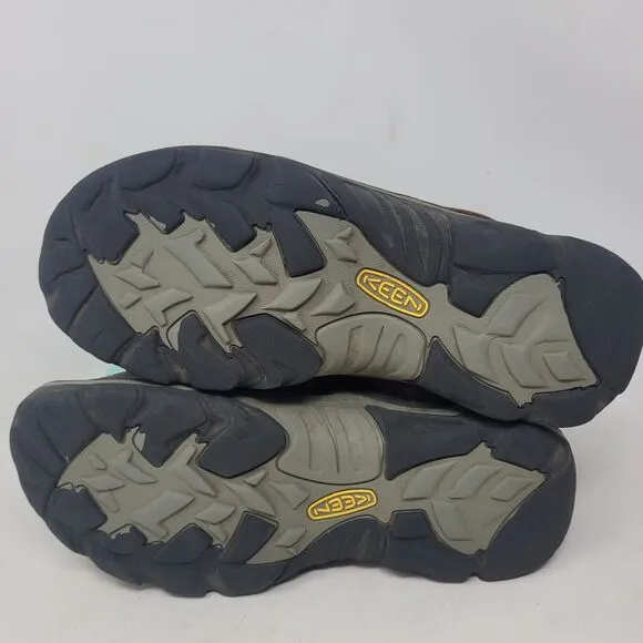 Keen Durand II Waterproof Hiking Boots Brown Black Mens Sz 10.5 1011550 USA-Made