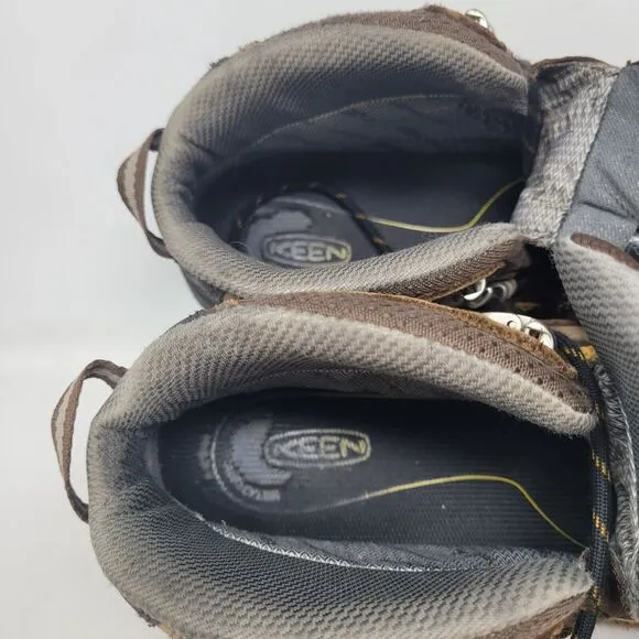 Keen Durand II Waterproof Hiking Boots Brown Black Mens Sz 10.5 1011550 USA-Made