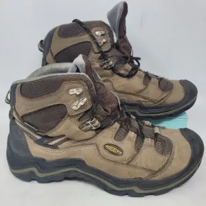 Keen Durand II Waterproof Hiking Boots Brown Black Mens Sz 10.5 1011550 USA-Made
