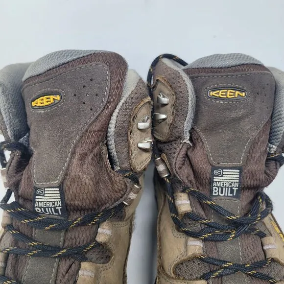 Keen Durand II Waterproof Hiking Boots Brown Black Mens Sz 10.5 1011550 USA-Made