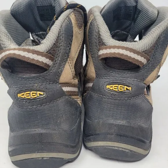Keen Durand II Waterproof Hiking Boots Brown Black Mens Sz 10.5 1011550 USA-Made