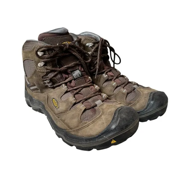 Keen Durand Mid WP Waterproof Hiking Backpacking Boots Men's US 11.5 Lace Up