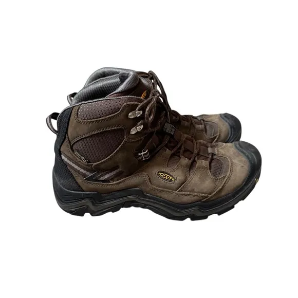Keen Durand Mid WP Waterproof Hiking Backpacking Boots Men's US 11.5 Lace Up