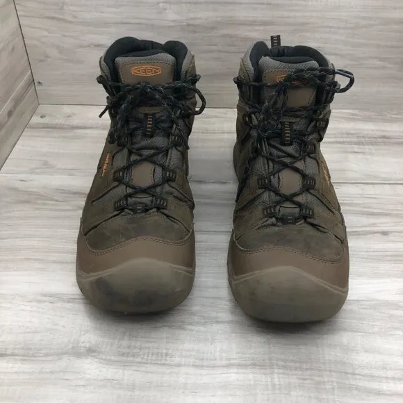 Keen Hiking Boots Mens 15 Circadia Brown Leather Lace Up Outdoor Shoes