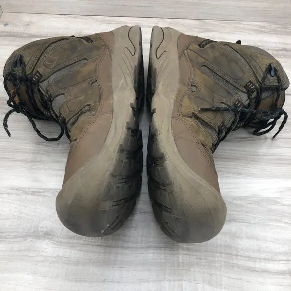 Keen Hiking Boots Mens 15 Circadia Brown Leather Lace Up Outdoor Shoes