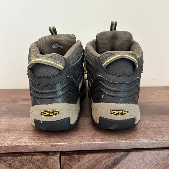 KEEN Koven Waterproof Mid Hiking Boots Men Size 12 Leather Outdoor Trail Camping
