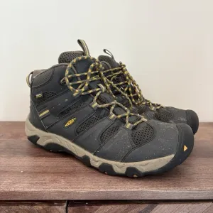 KEEN Koven Waterproof Mid Hiking Boots Men Size 12 Leather Outdoor Trail Camping
