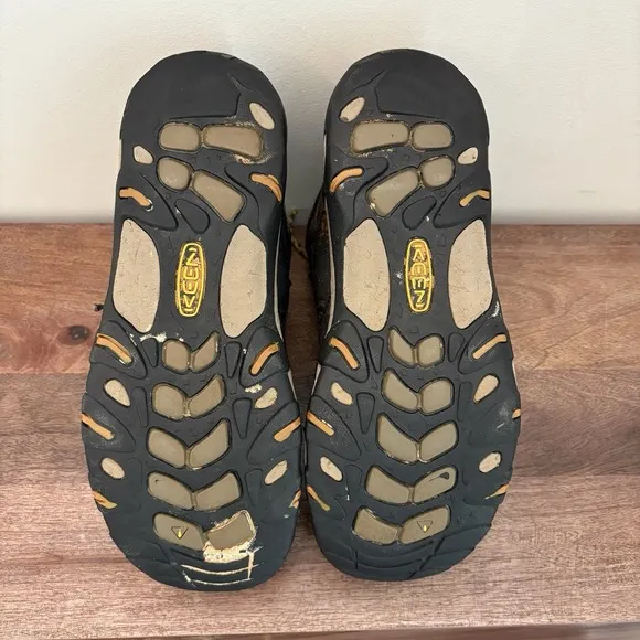 KEEN Koven Waterproof Mid Hiking Boots Men Size 12 Leather Outdoor Trail Camping