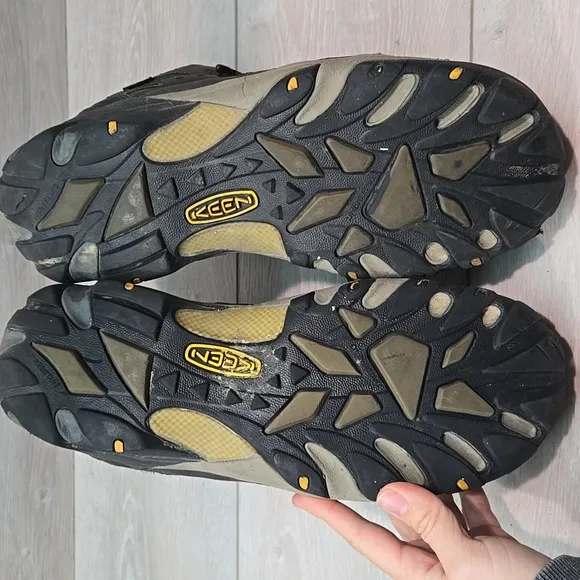 Keen Men's Utility Steel Toe Work Leather/Mesh  Boots Sneakers Sz 11EE Waterproo